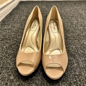 Badolino Tan Heels - Size 6.5